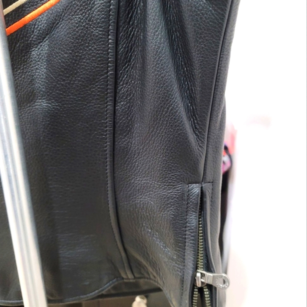 Harley davidson womens leather vest - Picture 5 of 9